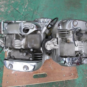 Контрактный двигатель б/у Suzuki VS400 Intruder K506 вид сверху
