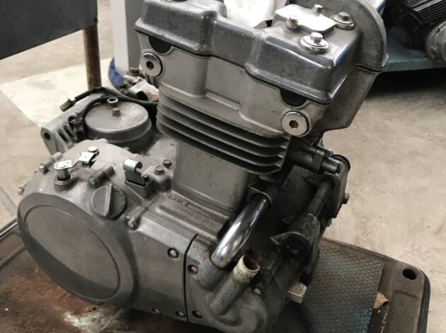 Двигатель Kawasaki Vulkan 400 (EN400) 1985-1994 EN400AE